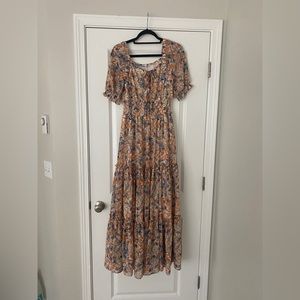 Baltic Born Tiered Maxi Dress, Size Small